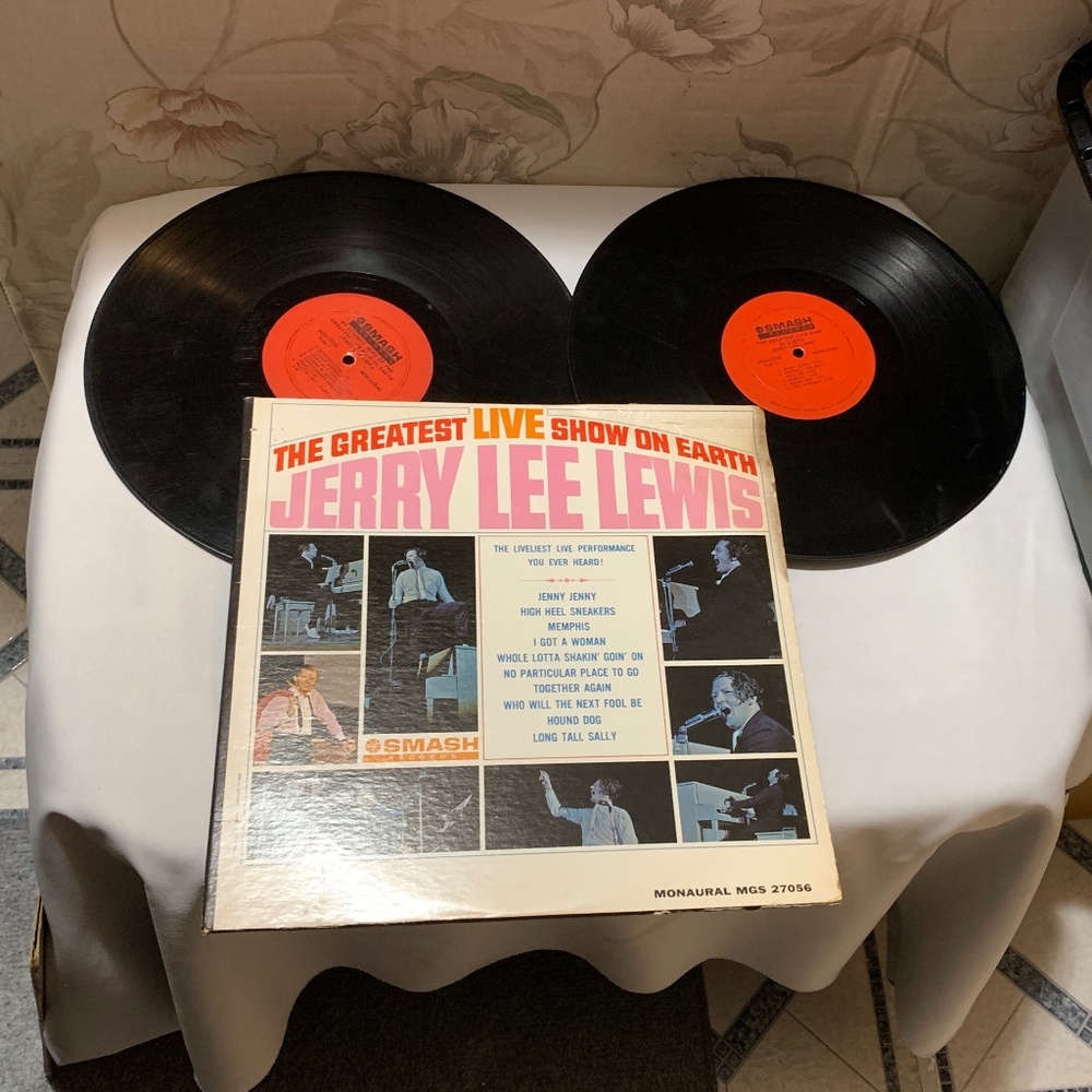 Jerry Lee Lewis “Greatest Live Show On Earth” MGS-2756 & MGS-2786 Monaural 1964